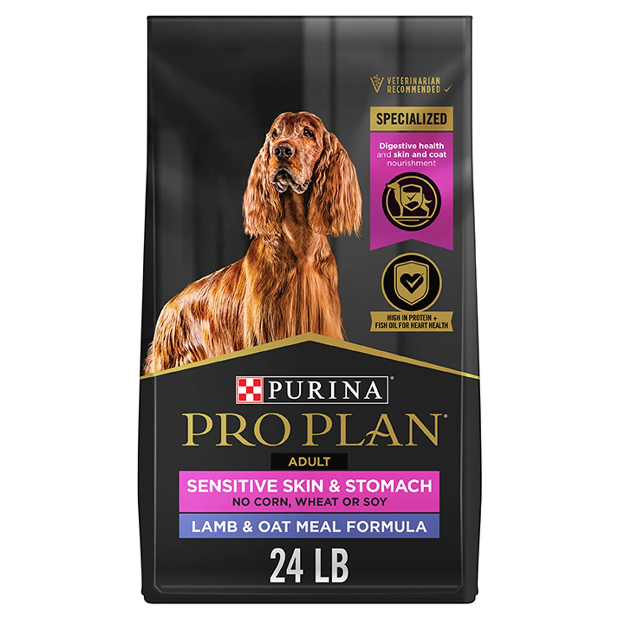 Purina® Pro Plan Sensitive Skin & Stomach Adult Dry Dog Food - Lamb & Oat Meal, No Corn, Wheat Soy Purina® Pro Plan Sensitive Skin & Stomach Adult Dry Dog Food - Lamb & Oat Meal, No Corn, Wheat Soy - Image 1