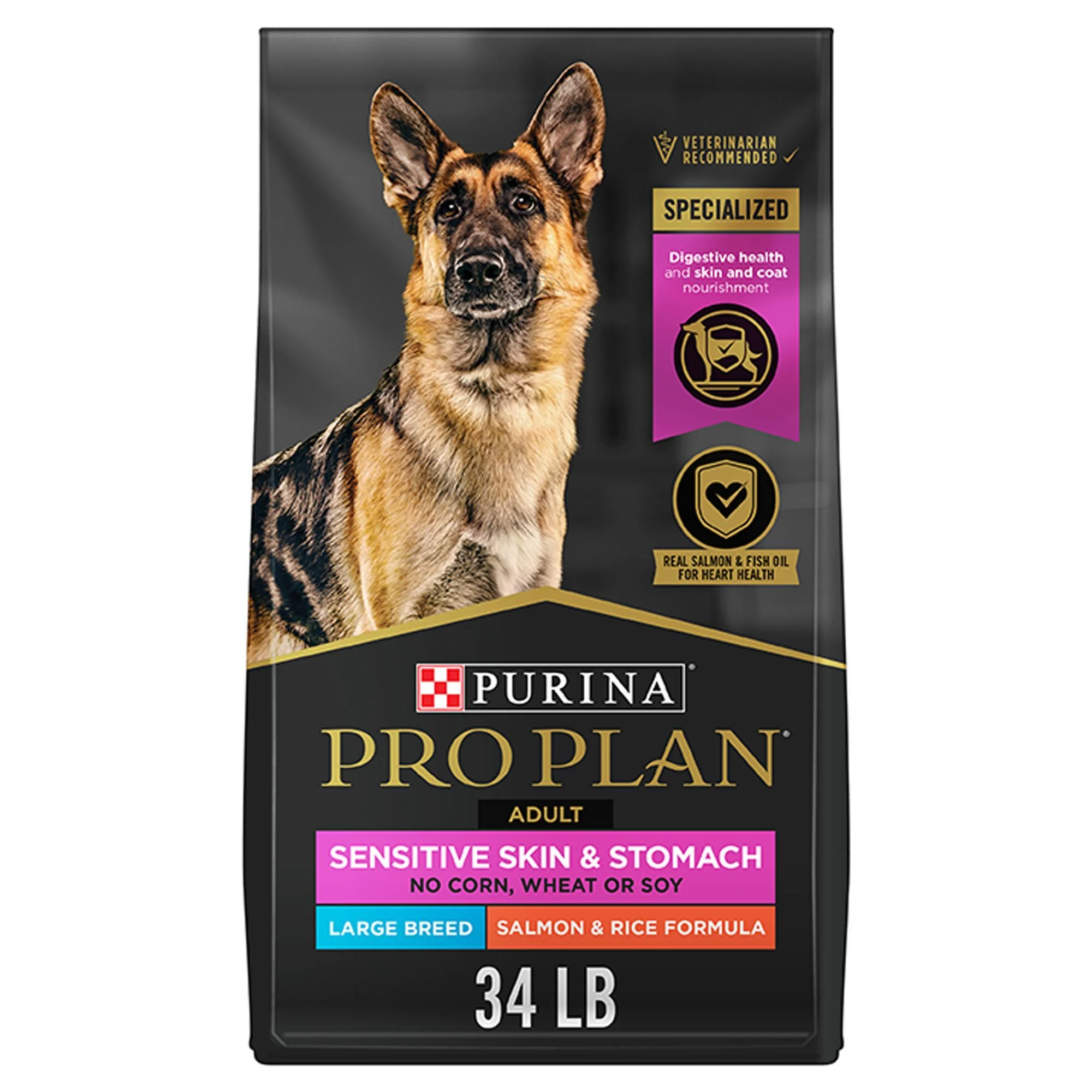 Purina Pro Plan Sensitive Skin & Stomach Large Breed Adult Dry Dog Food - Salmon & Rice Purina Pro Plan Sensitive Skin & Stomach Large Breed Adult Dry Dog Food - Salmon & Rice - Image 1